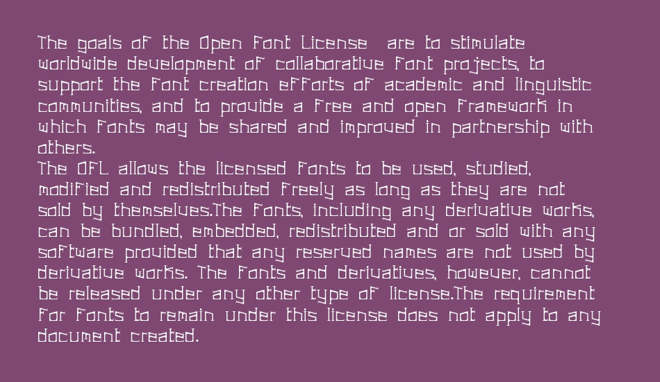 ArDeck font 1