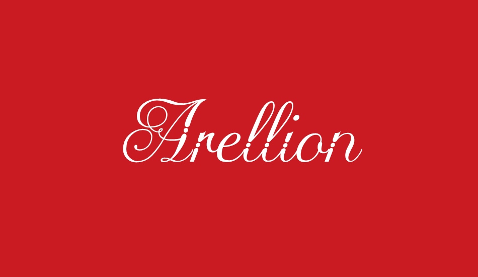 arellion font big