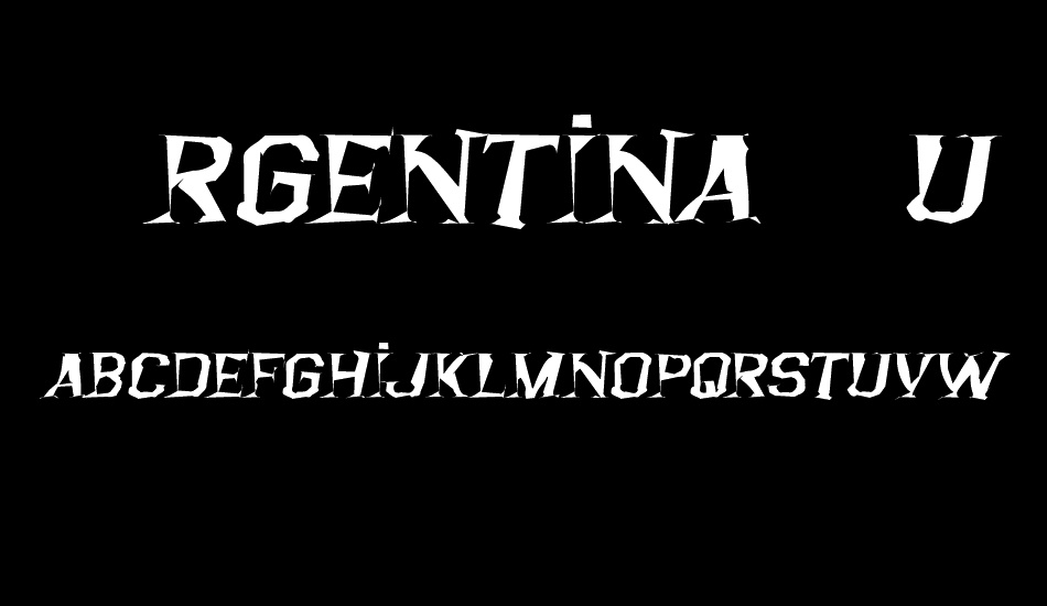 Argentina Austral font