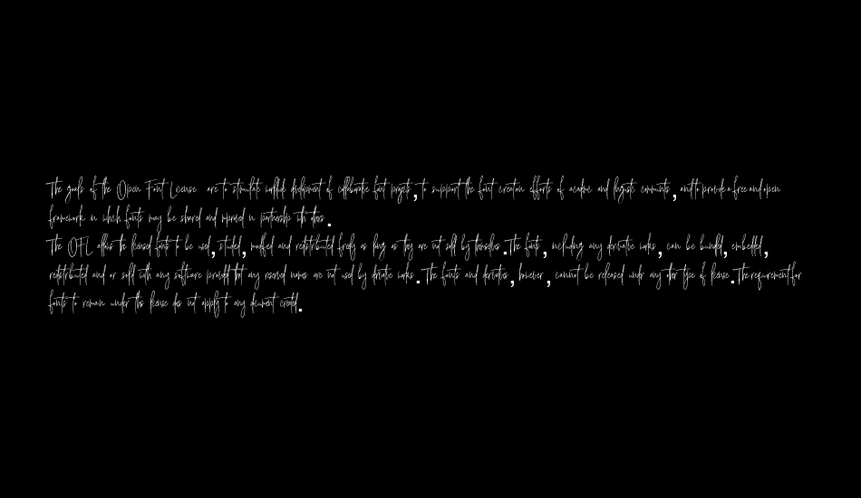 Argents Free font 1