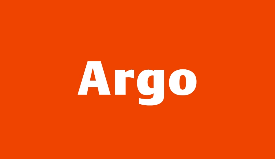 Argo font big