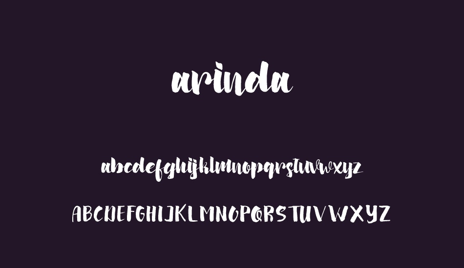 arinda font
