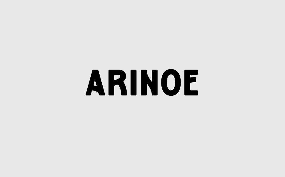 Arinoe font big