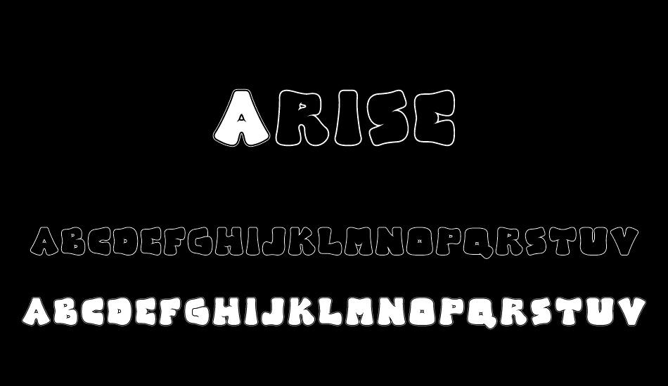 Arise font