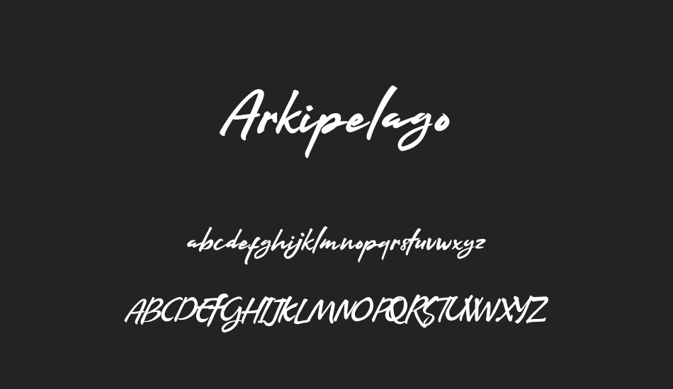 Arkipelago font