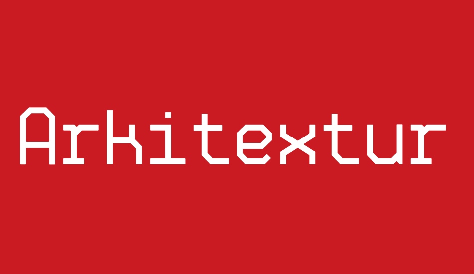 Arkitextura font big