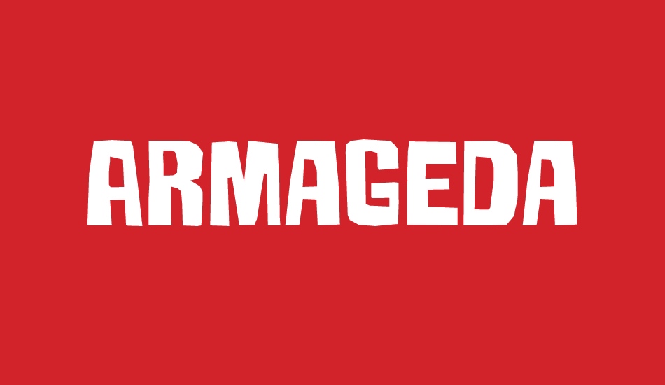 Armageda Wide font big