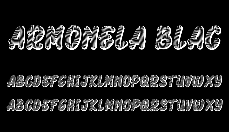 Armonela Black font