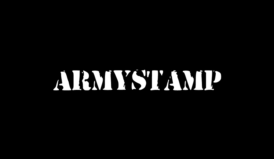 ArmyStamp font big