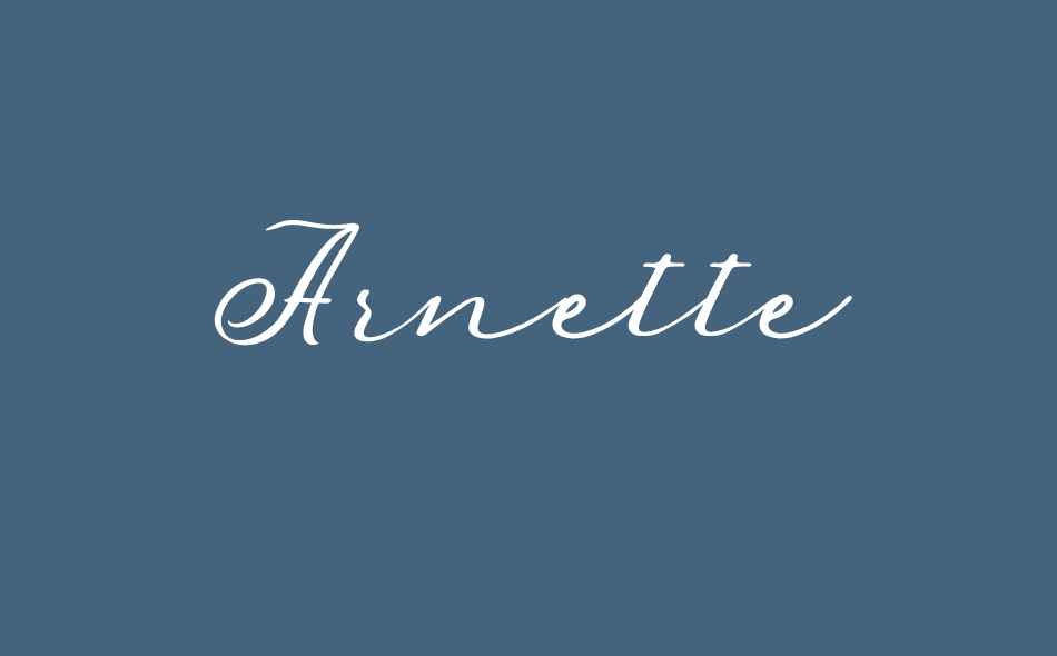 Arnette font big