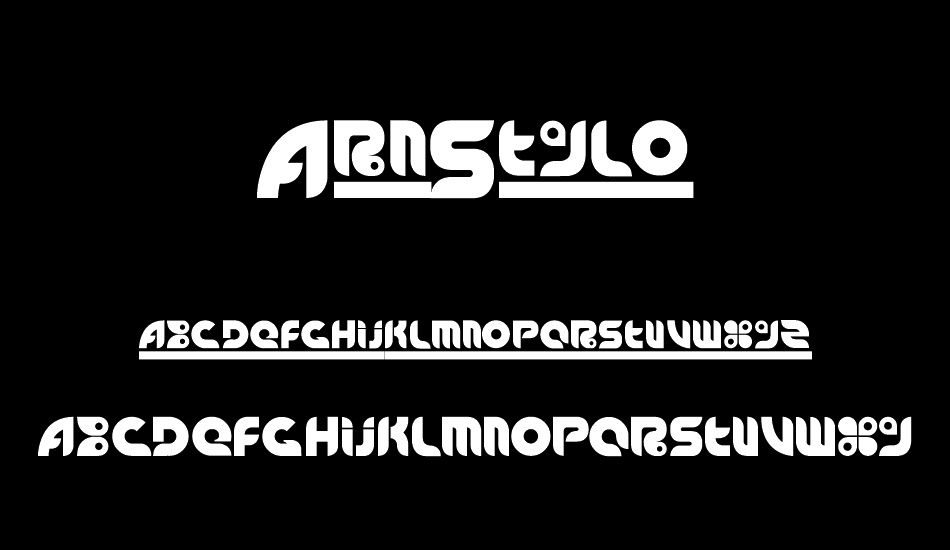 ArnStylo font