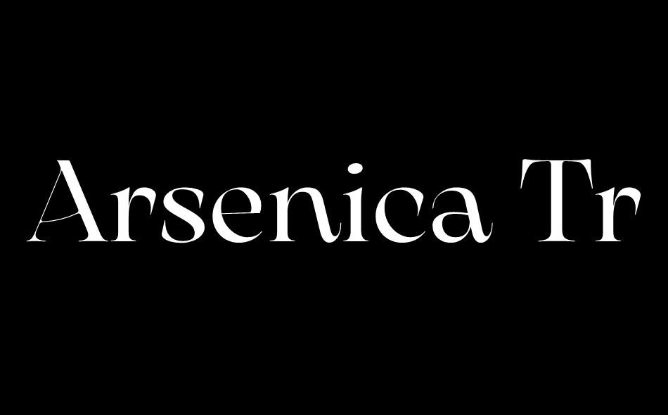 Arsenica font big