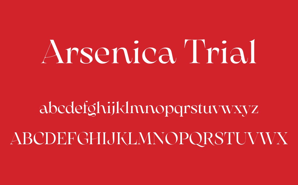 Arsenica font