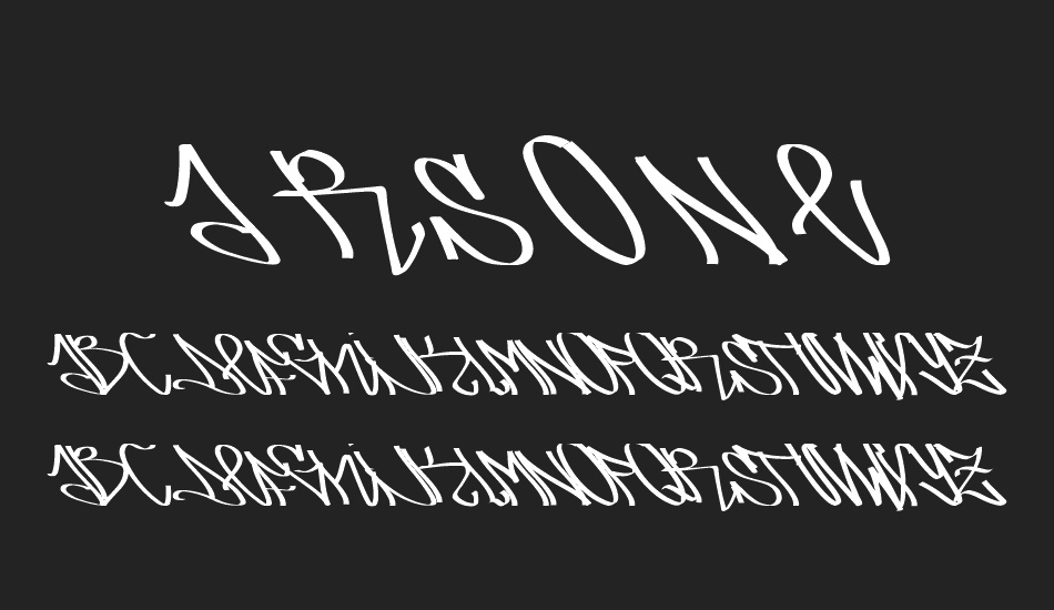 arsone font