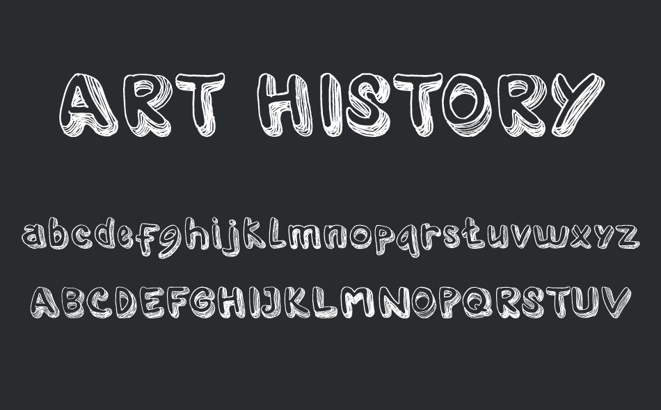 Art History Book font