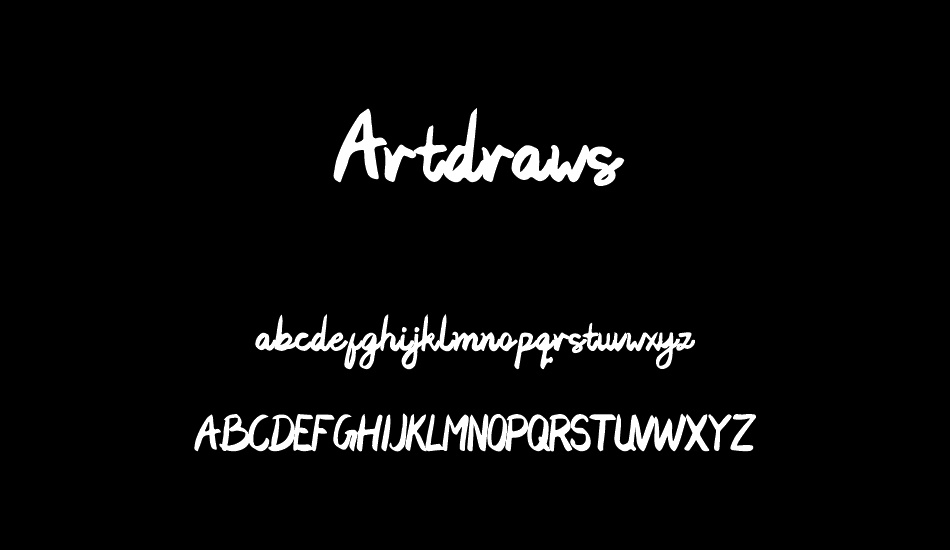 Artdraws Demo font