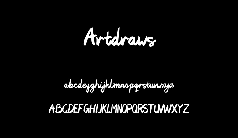 Artdraws Demo font