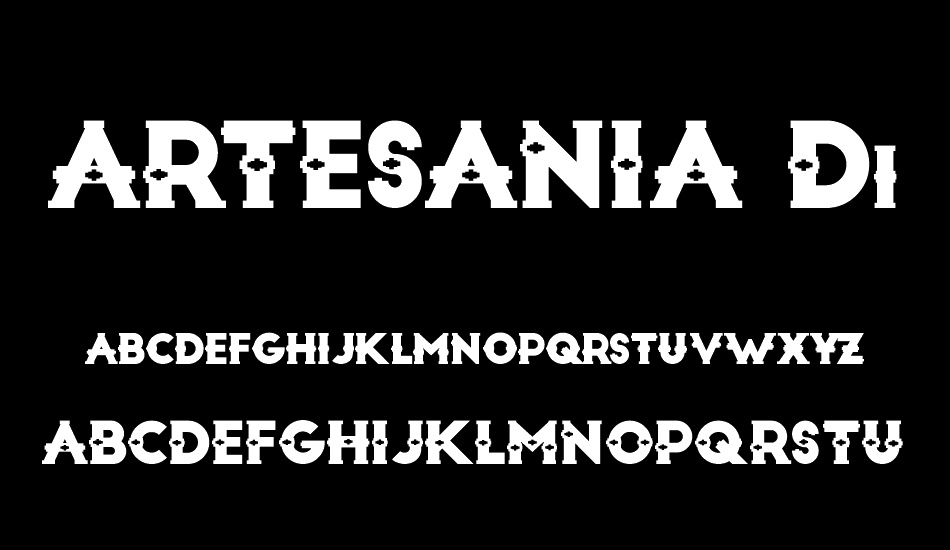 ARTESANIA Display font