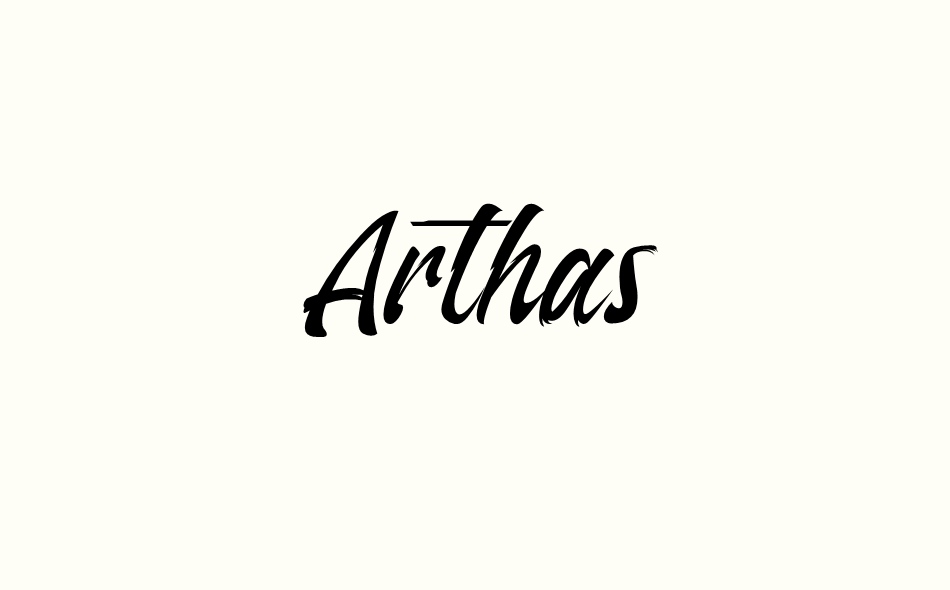 Arthas font big