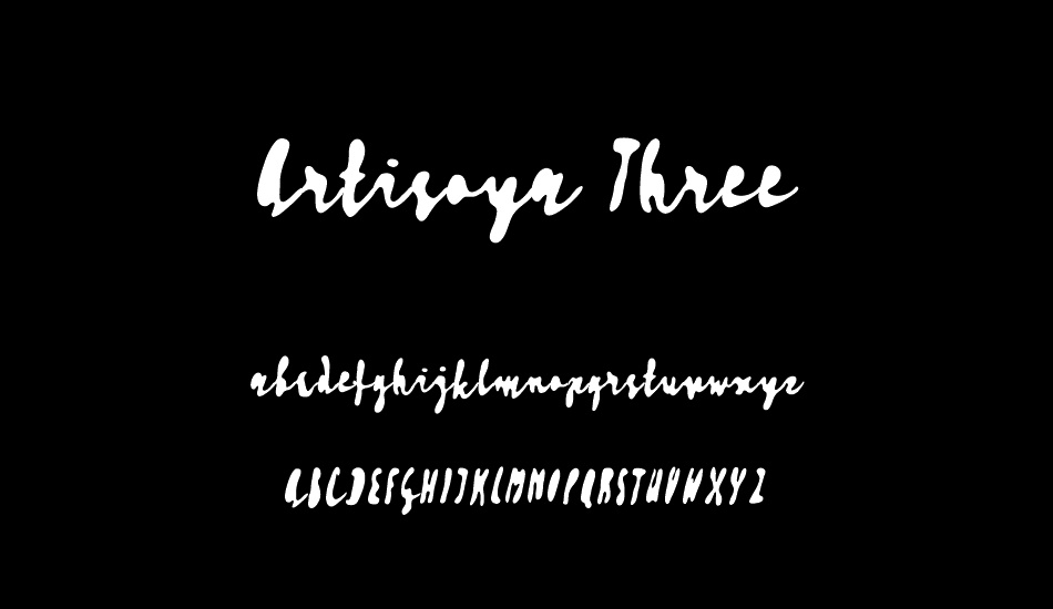 Artisoya Three font