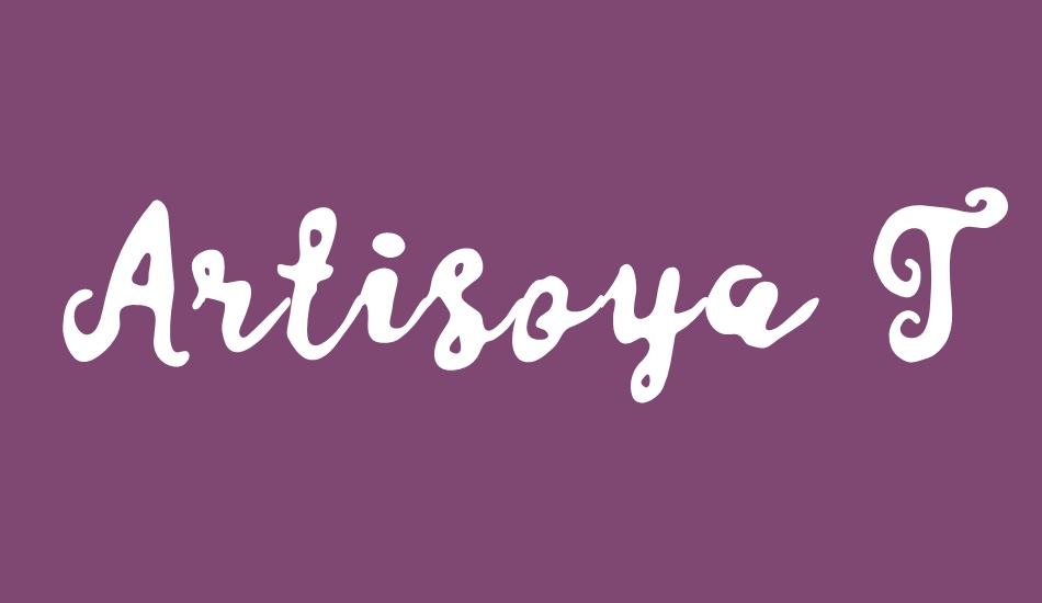 Artisoya Two font big