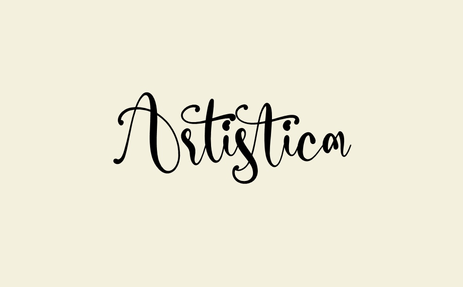 Artistica font big