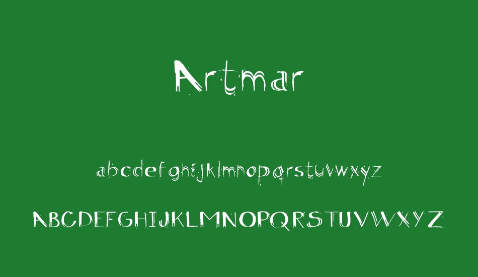 Artmar font