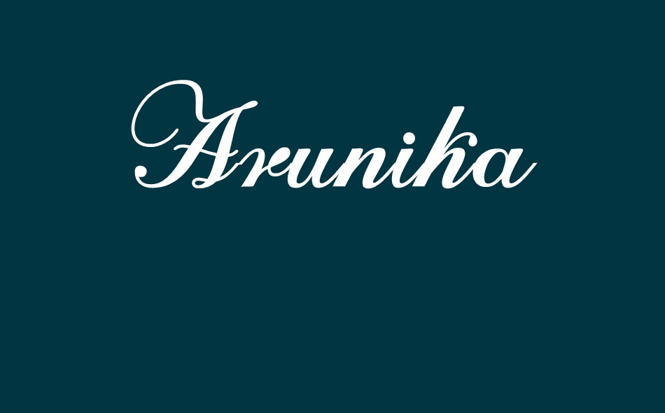 Arunika font big