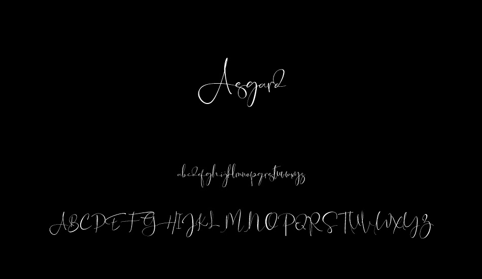 Asgard font