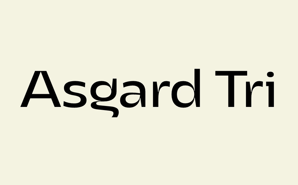 Asgard Fit font big