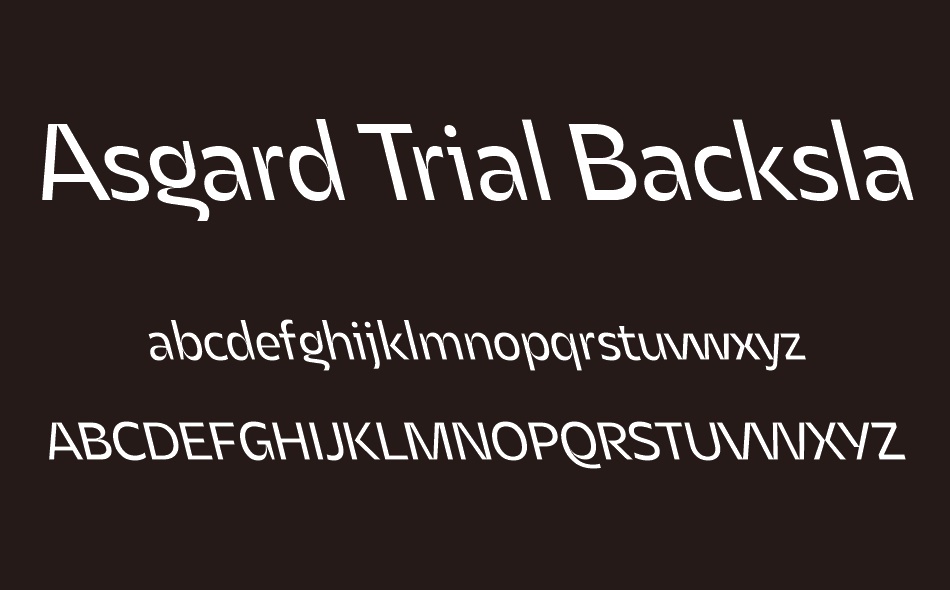 Asgard font