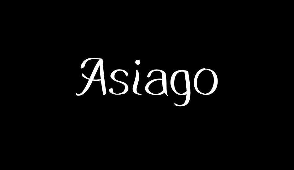 Asiago font big