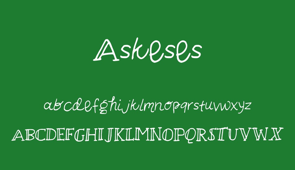 Askeses font