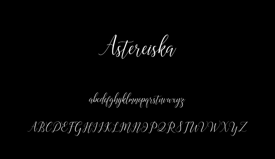 Astereiska font