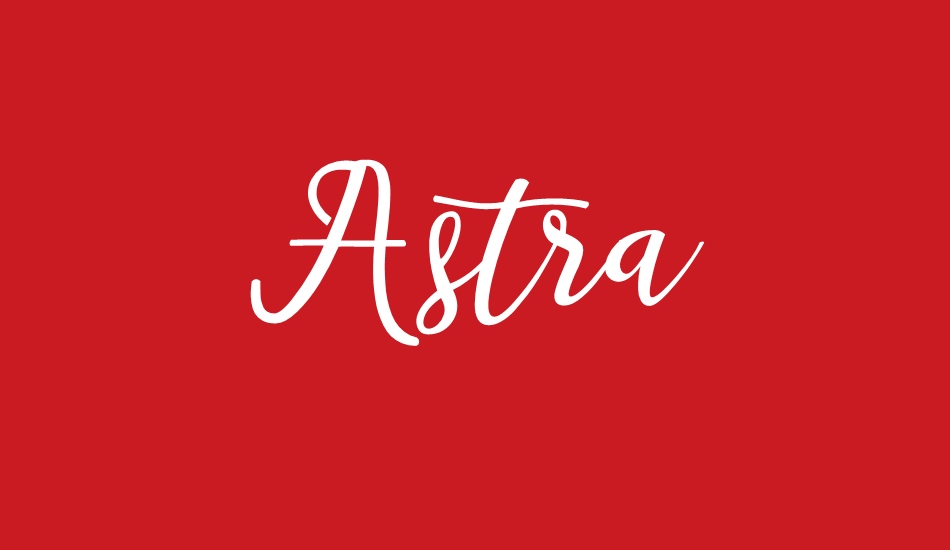 astra font big