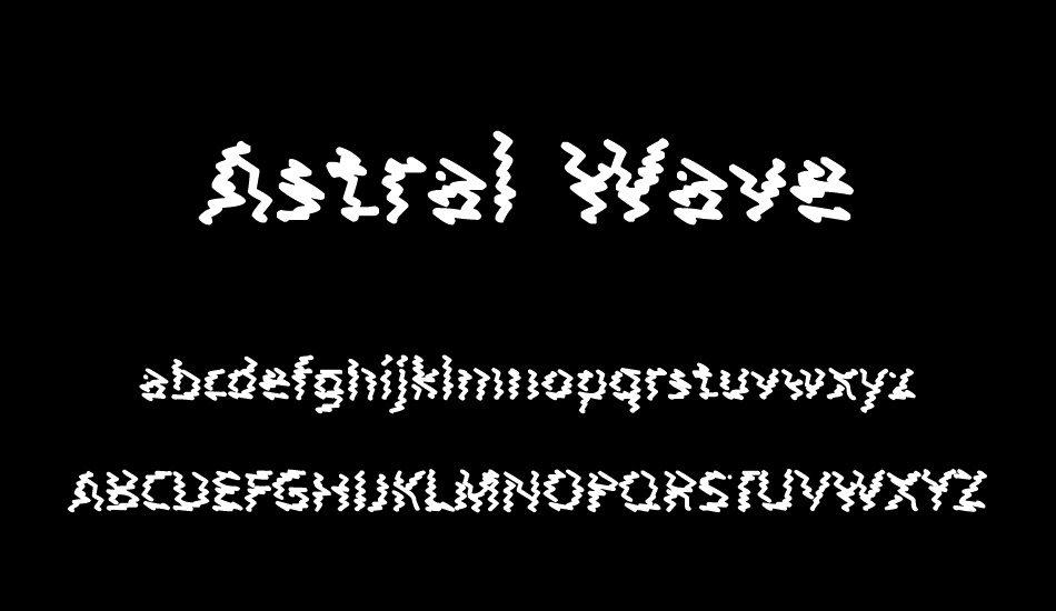 Astral Wave font