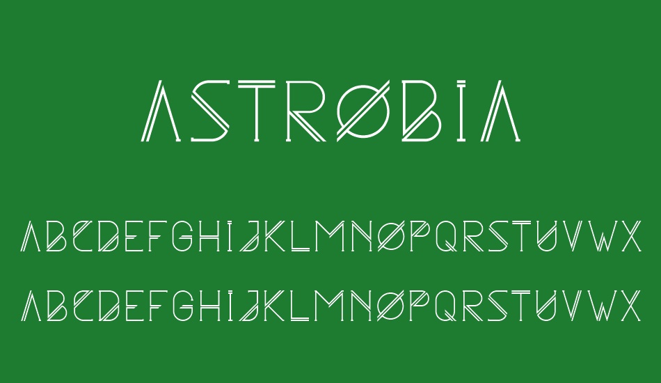 Astrobia font