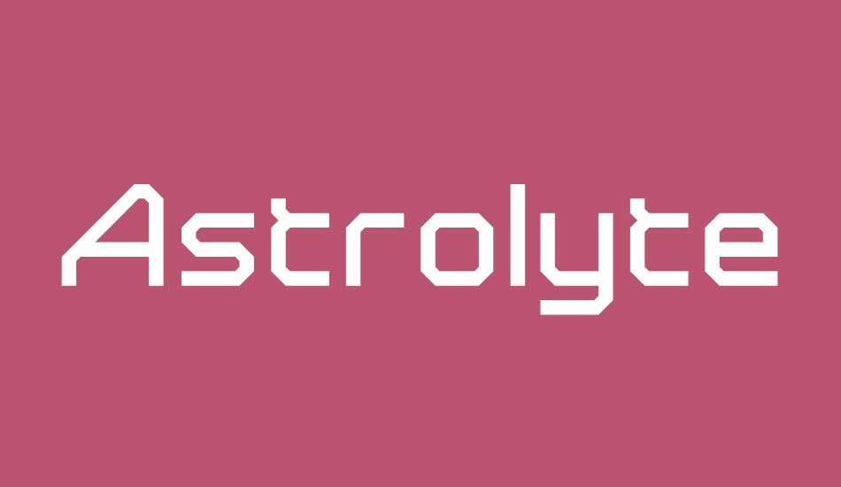 Astrolyte font big
