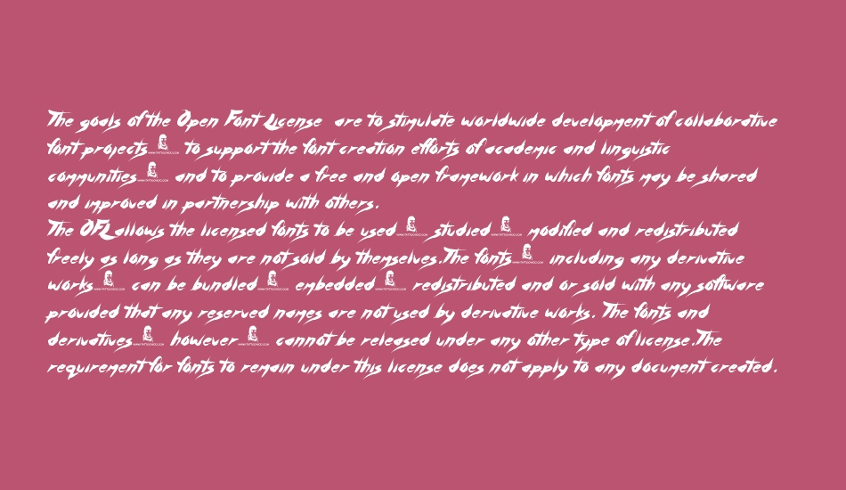 Asylum Mansion font 1