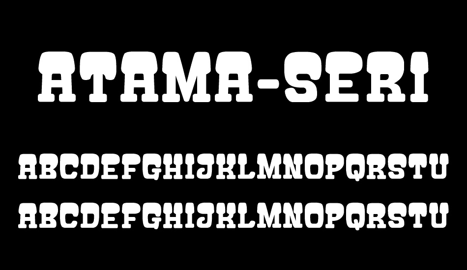 ATAMA-SERIF__G font