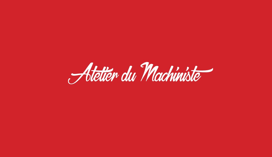 Atelier du Machiniste font big