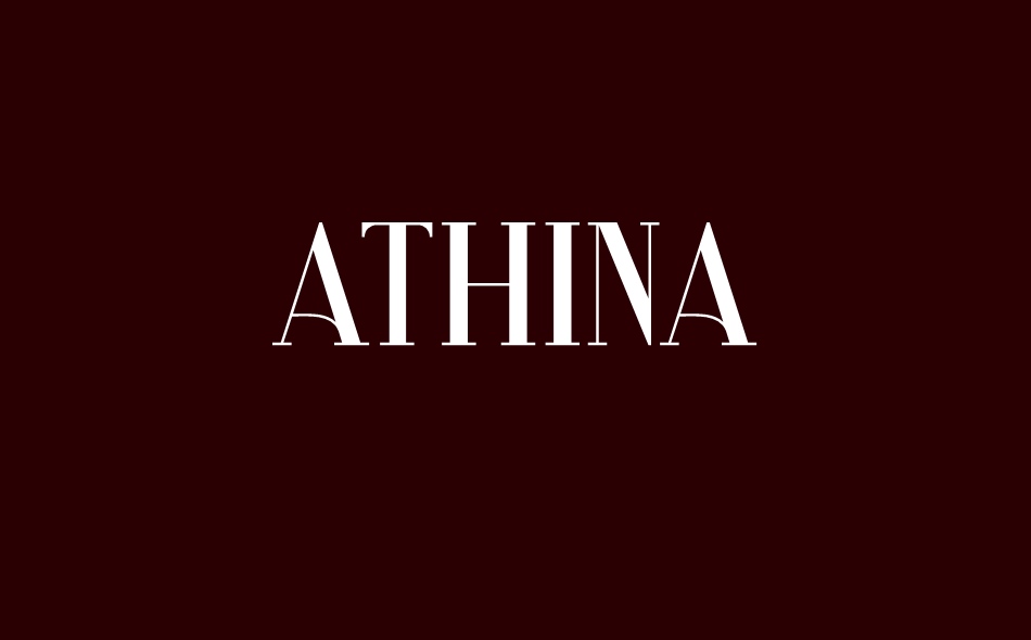 Athina font big