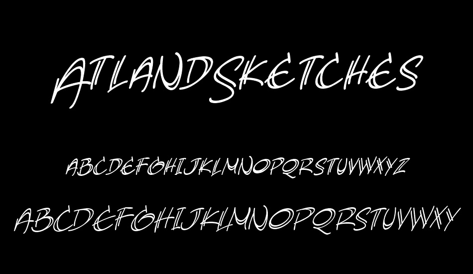 AtlandSketches BB font