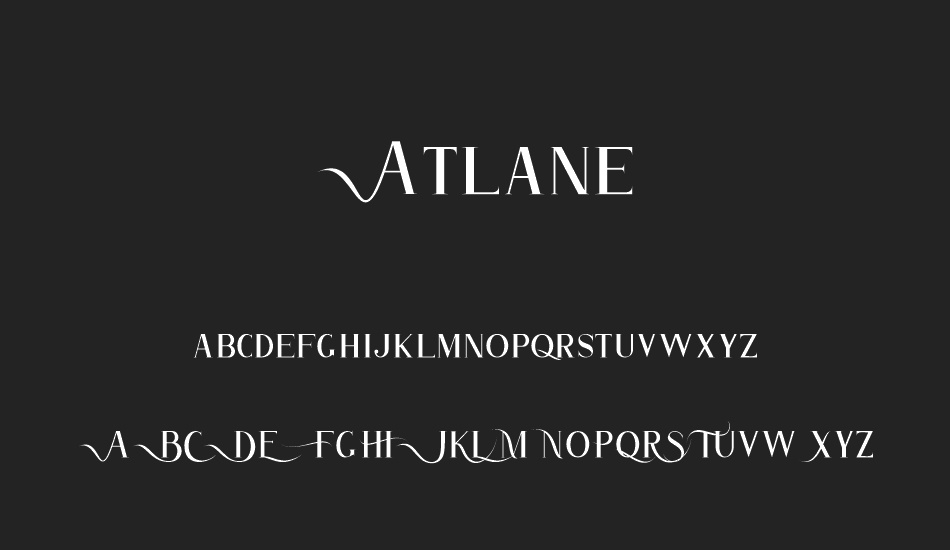 Atlane font
