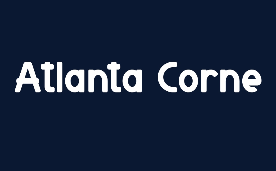 Atlanta Corner font big