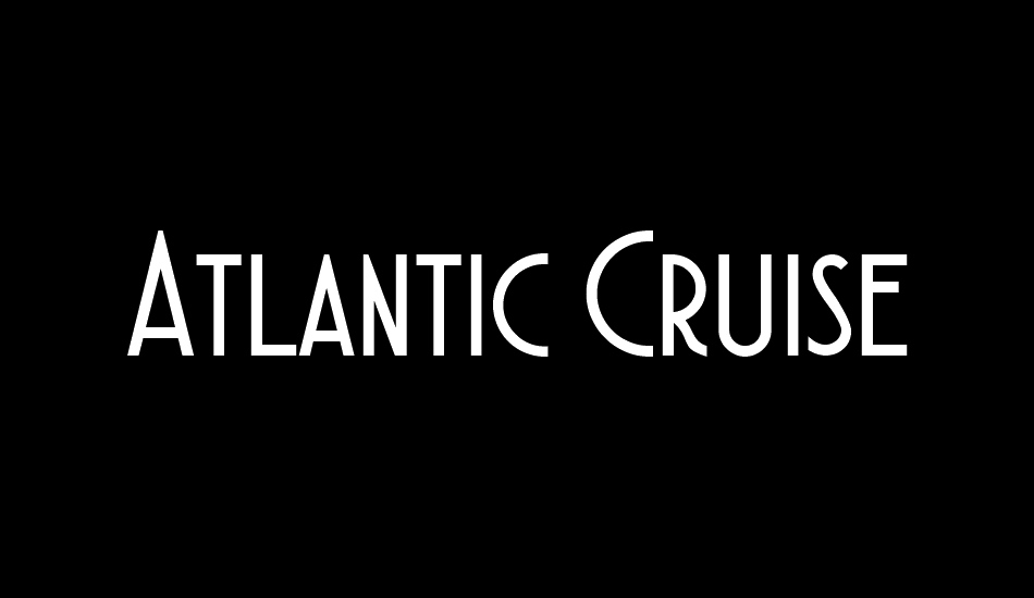 Atlantic Cruise font big