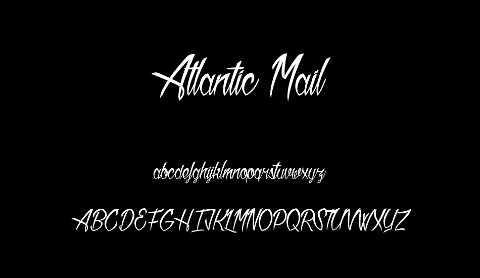 Atlantic Mail font