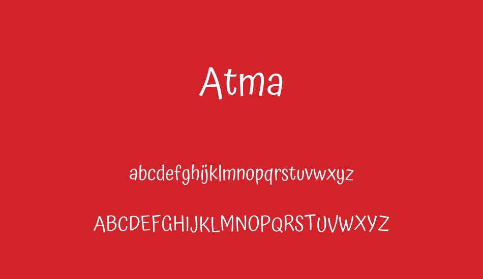 atma font