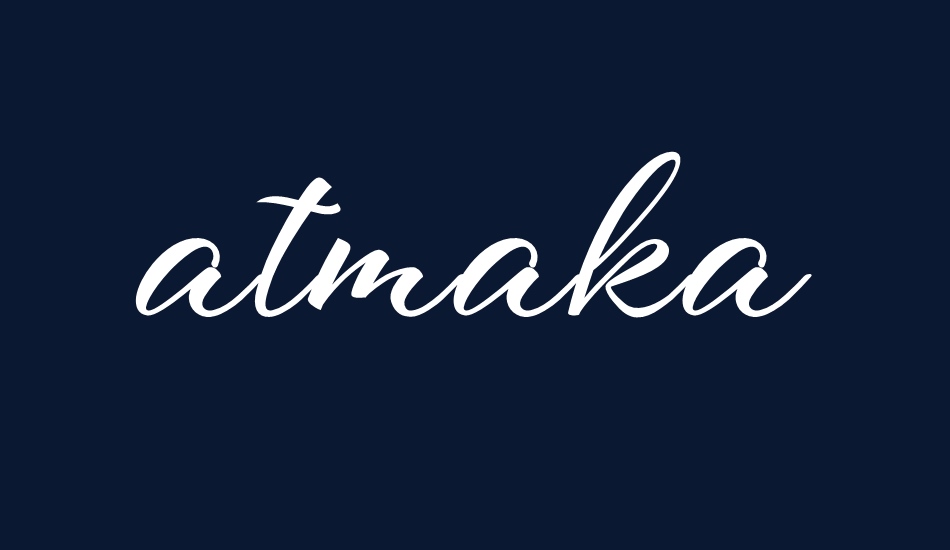 atmaka font big