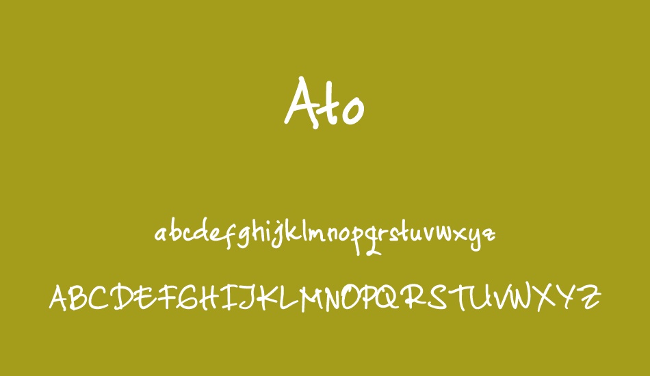 Ato font